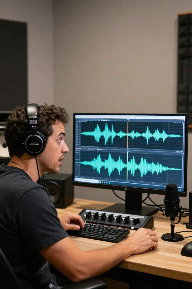 deepfake de voz — exemplo criado na Influenciador IA
