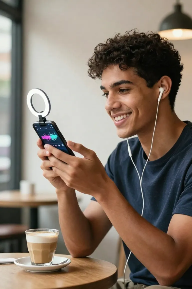 Modificador de Voz para Celular com IA - Depois