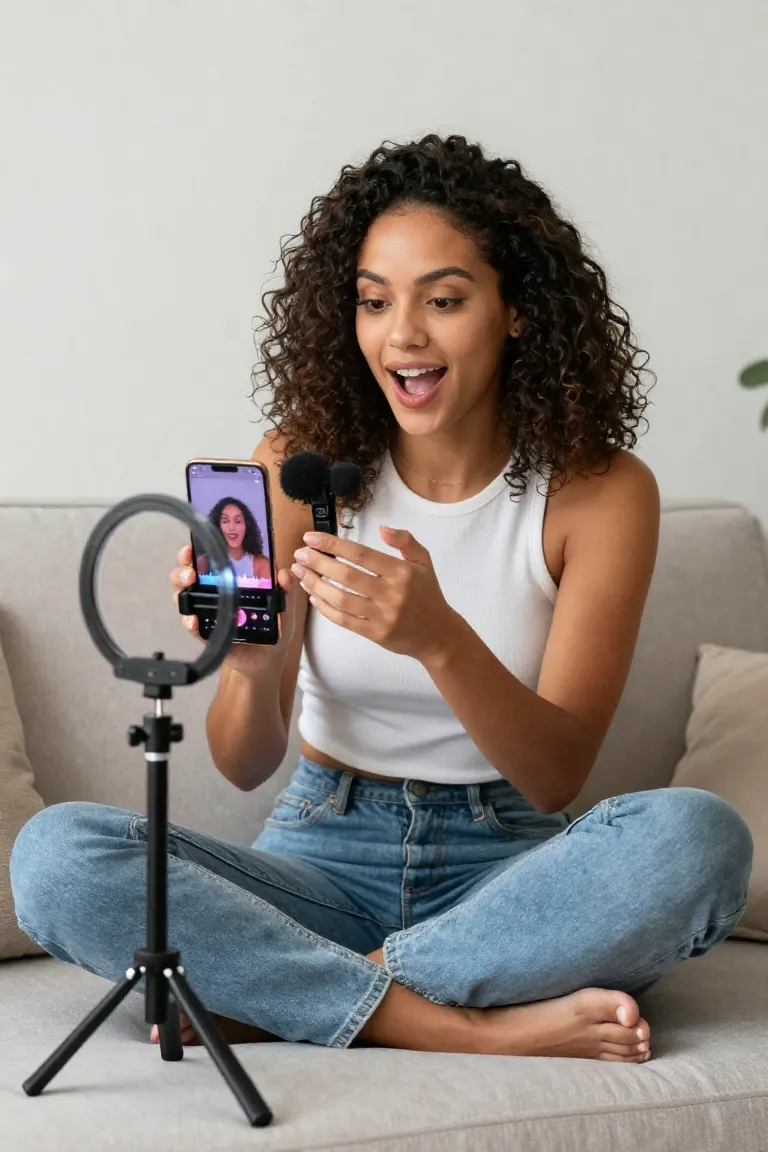 Modificador de Voz para Instagram Viral - Depois