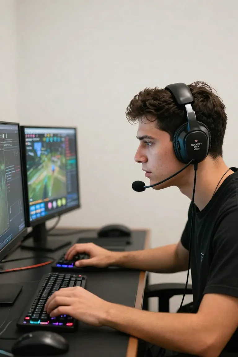 modificador de voz para jogo — exemplo criado na Influenciador IA