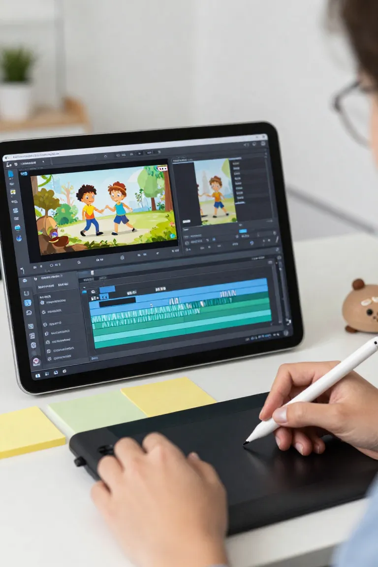 voz infantil ia — exemplo criado na Influenciador IA