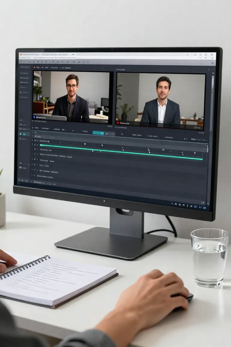 audio para apresentação — exemplo criado na Influenciador IA
