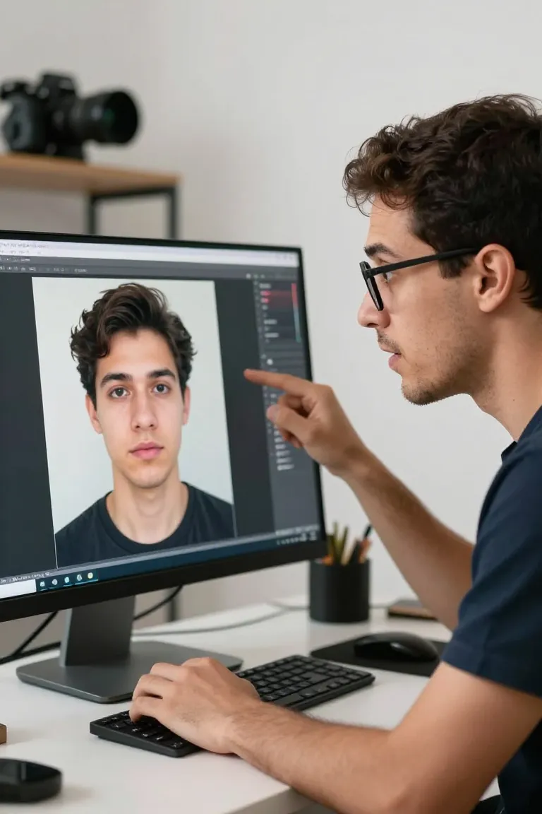 deep fake foto — exemplo criado na Influenciador IA
