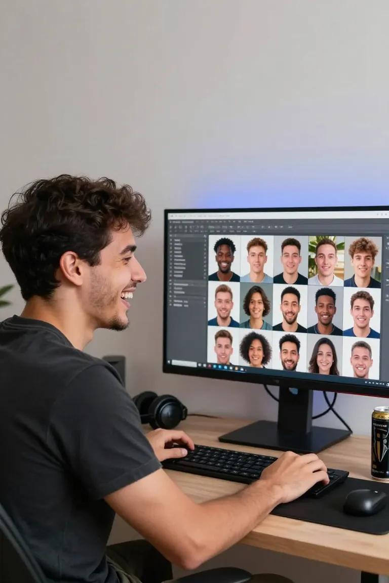 face swap meme — exemplo criado na Influenciador IA