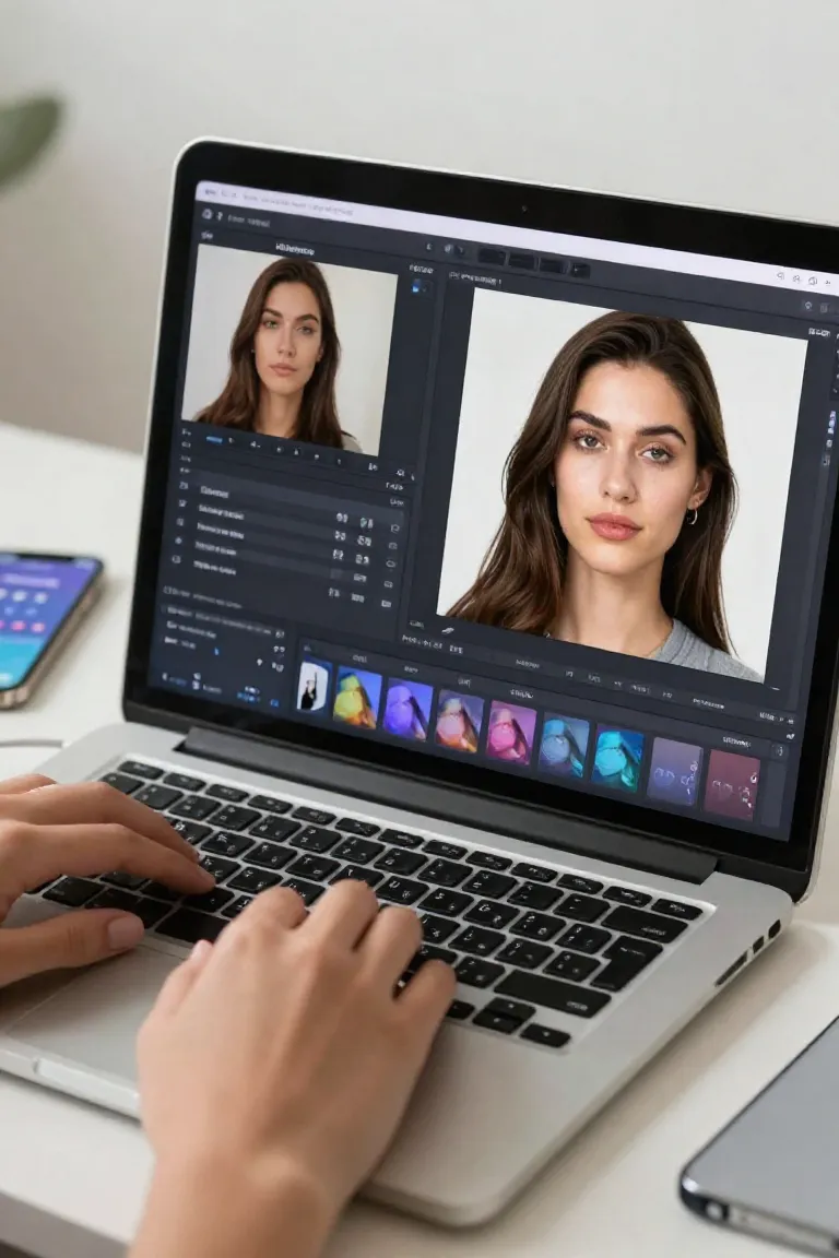 deepfake famoso — exemplo criado na Influenciador IA