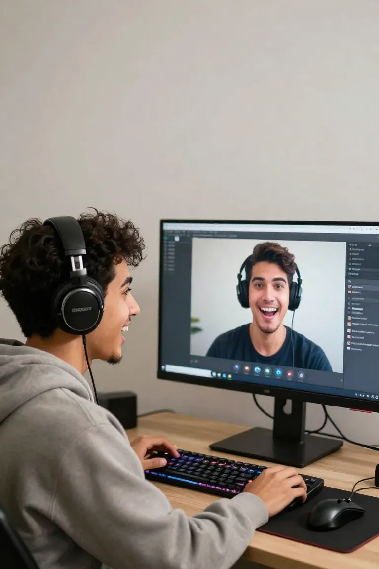 face swap discord — exemplo criado na Influenciador IA